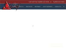 Tablet Screenshot of chieffire-safety.com